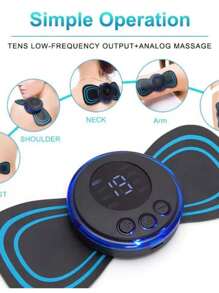 EMS Massage Patches - 黑色 - 查看 3