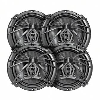 Paquete de 4 Bocinas full range  6.5 Pulgadas Full Range 3 Vías