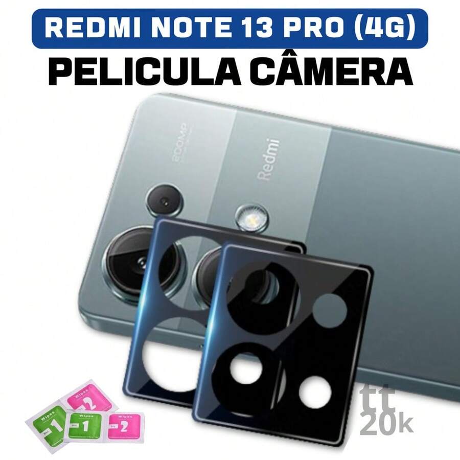 Xiaomi Redmi Note 13 Pro 4g Camera Film Tempered Glass Maximum Protection + Cleaning Kit - REDMI NOTA 13 PRO - Ver 1