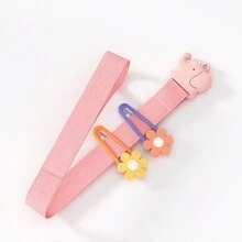 1 pezzo Scatola per organizzare accessori per capelli dei bambini, con fermagli per capelli, fasce per capelli, fiori per fasce, fermagli per capelli delle ragazze, cinturino per ordinare elastici (esclusi gli accessori per capelli)