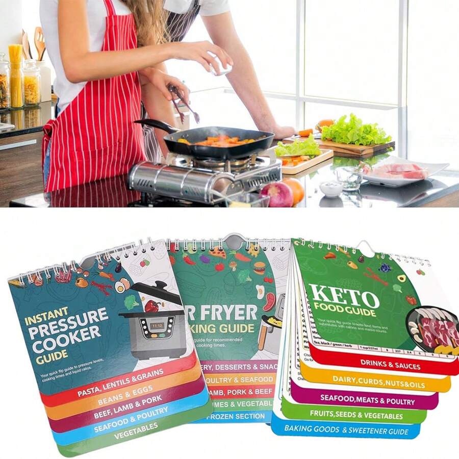 1pc 2024 New Refrigerator Cooking Timesheet Including Air Fryer