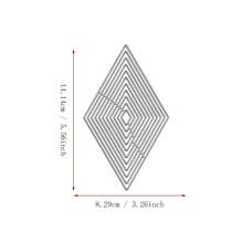 Metal Cortante DIY para Álbuns de Recortes das Quatro Estações, Cartões de Cumprimento em 3D, Moldura de Fundo Pontilhado de Base Criativa e Multi-Formato, Novidade 2024