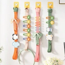 1 pezzo Scatola per organizzare accessori per capelli dei bambini, con fermagli per capelli, fasce per capelli, fiori per fasce, fermagli per capelli delle ragazze, cinturino per ordinare elastici (esclusi gli accessori per capelli)