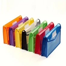 A4 Document Organizer Bag & Folder, File Sleeve, Transparent Storage And Sorting Bag With Label Back To School,Back To School,School Supplies