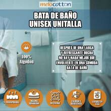 Bathrobe - Gris pâle - Voir 2