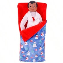 1pc Doll Sleeping Bag, Fits 27-30cm Dolls, Soft And Comfortable, Doll Accessory, Holiday Gift (Doll Not Included)