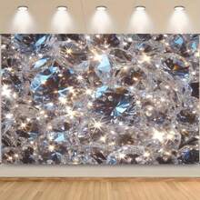قطعة واحدة خلفية للتصوير الفوتوغرافي بخلفية من الراين اللامع لتصوير الأزواج في الاستوديو، خلفية الاقتراح الزواجي، ديكور الحفلات والمنزل والمهرجانات، عيد الميلاد'