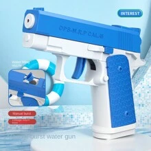 1911 Revolver Water Gun With Automatic Chambering And Manual Repeat Fire For Long Distance Water Battle, Suitable For Summer Outdoor Play, Great Partner For Water Battle Party Or Celebration Occasions, Such As Christmas, And Birthday Gifts.Gun, Fake Gun, Toy Gun