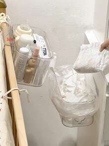 1入組嬰兒護膚品收納盒，嬰兒床掛籃，用於護膚產品，臉部毛巾收納，多功能