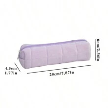 Hộp đựng bút/gối/túi đựng đồ bằng vải nhung mềm mại dành cho nữ, hộp đựng văn phòng phẩm sáng tạo với dung lượng lớn dành cho các bạn gái, túi đựng mỹ phẩm dễ thương với thiết kế kiểu Nhật Bản, đồ dùng học tập, túi đựng bút chì, cặp sách. - Nhiều màu - Xem 10