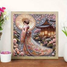 1 Bộ tranh kim cương Geisha 5D quyến rũ - Thiết kế thủ công nghệ thuật kim cương tự làm Hoàn hảo cho phòng khách Phòng ngủ Trang trí nhà cửa Món quà sinh nhật tình bạn bất ngờ Không khung 30cm * 30cm/11,8in * 11,8in - Nhiều màu - Xem 4