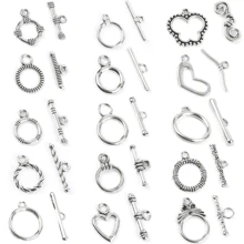 20入組OT式扣子連接器,古銀合金鍍層,適用於DIY手鐲項鍊首飾製作DIY配件 - 搭扣 - 查看 8