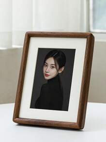1個高端榫卯結構實木相框，相框放置桌面創意相框 - 黑胡桃 - 查看 4