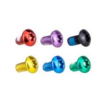 ZTTO 12 chiếc vít đĩa phanh xe đạp M5x9mm T25 Bu lông rôto xe đạp địa hình MTB cứng cáp nhiều màu sắc cầu vồng bu lông Torx ổ cắm bằng thép - Nhiều màu - Xem 5