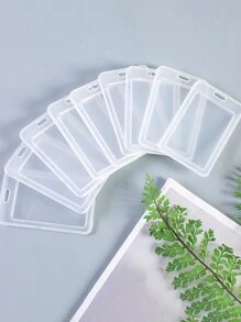 Transparent Card Sleeve Transparent Waterproof Bus Card Cover Student Clamshell Card Cover Name Tag Badge Holder For Cruise Ship Cards Nurses Teacher Office And School Photo And Card Storage Card Holder Card Holder Wallet Business Card Holder Credit Card Holder Id Card Holder Card Holder Women For Women For Men Card Wallet - Clear - View 9