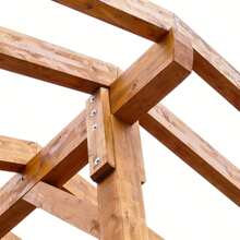 M6不銹鋼自攻螺絲，50入/Pack，6.3 X 25毫米帶嵌墊板六角插頭金屬螺絲，適用於金屬本體的自攻。 - 銀色 - 查看 6