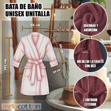 Bathrobe - Dark Grey - View 3