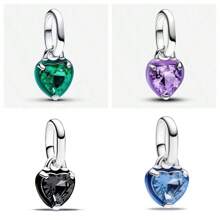 New Mini Charm Pendant Heart Green Chakra Suitable For Men And Women Simple And Fashionable Jewelry Popular Jewelry Festival Gifts Valentines