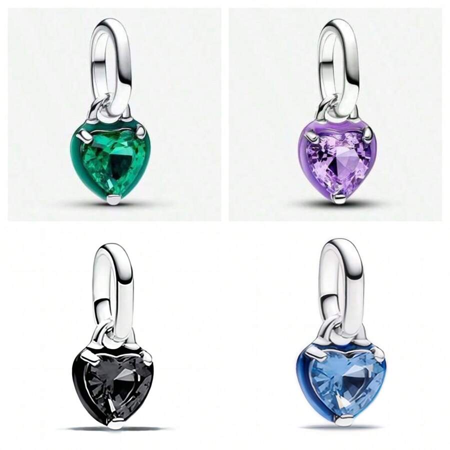 New Mini Charm Pendant Heart Green Chakra Suitable For Men And Women Simple And Fashionable Jewelry Popular Jewelry Festival Gifts Valentines