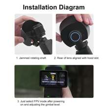 Puluz Sunshade Lens Cover For OSMO Pocket 3 Sunshade Lens Protective Cover Hood - Black - View 11