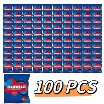 100 Packs 10ml Concentrated Bubble Refill Solution For All Bubble Toys, Bubble Guns, Bubble Machines, Party Favors, Birthday Gifts For Kids