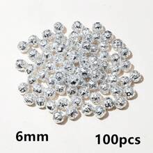 50-200 hạt hoa rỗng DIY hạt cườm hạt charm làm đồ trang sức phụ kiện - Hạt kim loại - Xem 20