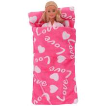 1pc Doll Sleeping Bag, Fits 27-30cm Dolls, Soft And Comfortable, Doll Accessory, Holiday Gift (Doll Not Included)