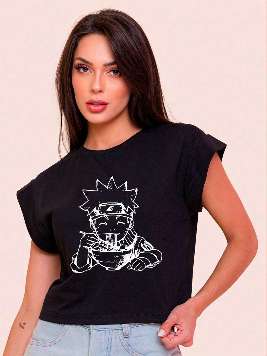 Women T-Shirts - màu đen - Xem 1