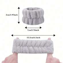 2 piezas Toallas de muñeca para mujeres para lavarse la cara, banda de toalla de spa de microfibra para la muñeca, bandas de lavado de cara absorbentes para prevenir que el agua se derrame por los brazos para niñas