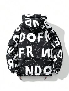 Palton căptușit gros pentru damă, palton căptușit cald cu glugă, versatil