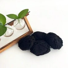 4pcs 25g/Pc Multi-Strand Yarn Suitable For DIY Weaving Fake Flower Bouquet, Scarf, Hat, Sweater, Doll