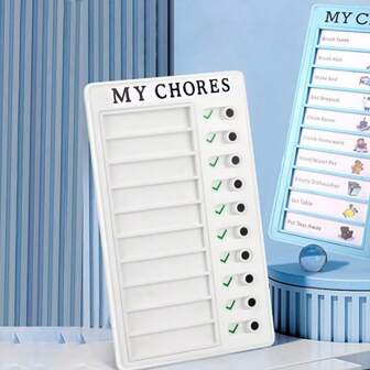 1PC/4PCS Letter Graphic Mini Plan Board, Creative Portable To Do List Plan Board For School Student, Office