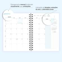 iscool Weekly Planner Plus 2025 Floral Monogram Letter J - 查看 8