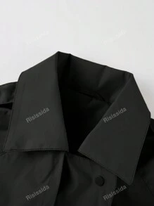 Abrigo ligero y largo tipo trinchera para mujer Risissida con cinturón - Chaqueta versátil y de estilo elegante para uso diario en otoño/invierno, prenda exterior de moda casual