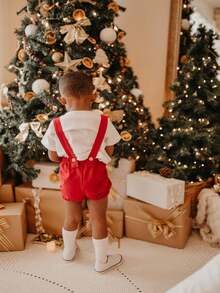 Baby Boys Costumes - 酒紅色 - 查看 3