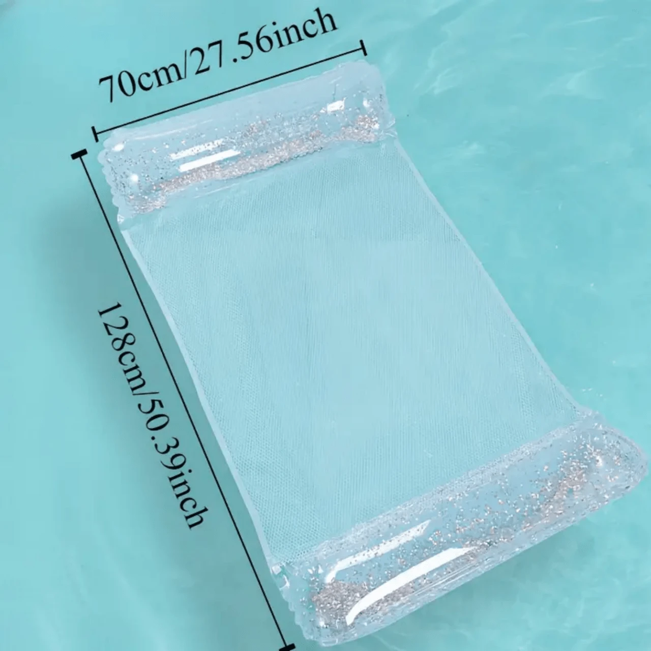 Colchoneta flotante inflable para piscina de adultos, cama flotante de ...