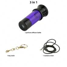 furio 3 In 1 Perfume Necklace Diffuser, Bottom Fill, No Tools Required, Easy To Use, Perfume Bottle Necklace Pendant Portable Mini Refillable 1 ML - Multicolor - View 8