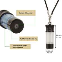 furio 3 In 1 Perfume Necklace Diffuser, Bottom Fill, No Tools Required, Easy To Use, Perfume Bottle Necklace Pendant Portable Mini Refillable 1 ML - Multicolor - View 7