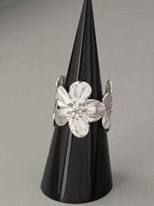 1件/1套时尚2024年新款花卉元素波西米亚风格金色花朵戒指耳环耳钉手链简约法式清新套装适合女士宴会派对日常佩戴送礼应季礼盒情人节妈妈母亲节礼物 - 首飾套裝 - 查看 22