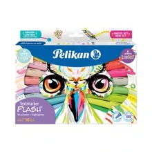 16 Marcadores Resaltadores Pelikan Pastel + Neon - Conjuntos - Ver 1