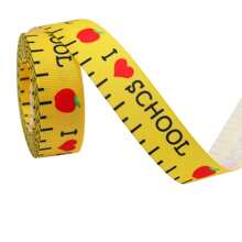 5Yard/Lot Back To School Grosgrain Ribbons Teacher Appreciation Ribbon Grosgrain Ribbon,Bow Cap DIY Decorations - Multicolor - View 5