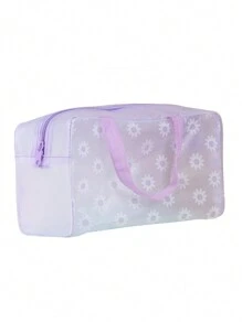 Ditsy Floral PVC wasserdichte Kosmetik-Toilettenartikel Dusch-Organizer Reise-Aufbewahrungstasche, ein Muss-haben Make-up-Tasche Make-up-Tasche Hautpflege-Tasche Kulturbeutel Packwürfel, Reiseessentials Kreuzfahrtessentials Studentenwohnheim-Essentials, Brautjungferngeschenke, Muttertagsgeschenke, Geburtstagsgeschenke, Geschenke für Freunde und Lehrer, Wohndekoration, Badezimmer Wohnzimmer Bett Lippenpflege-Organizer, Kosmetiktasche, große Makeup-Tasche, Weihnachtsgeschenke, Tasche, Reise, Tasche, Clutch / kleine Handtasche, Make-up-Organizer, Tasche, Pinseletui, Mini-Tasche, Tasche mit großer Kapazität