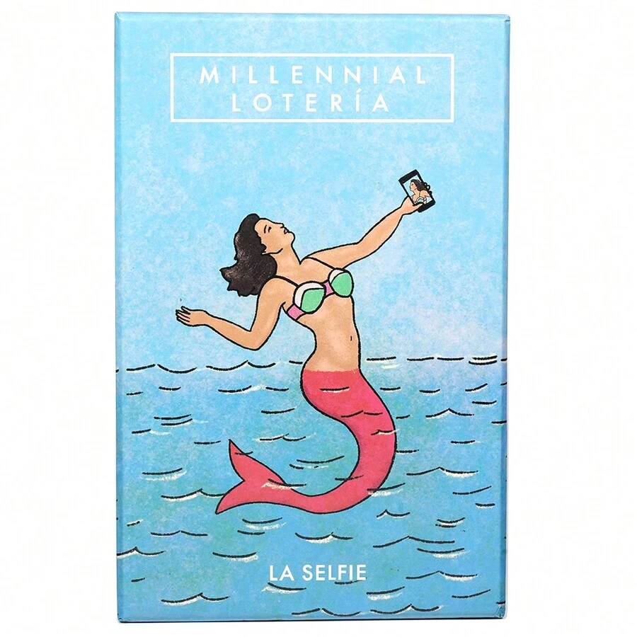 Lotería Millennial: Edición Carnaval Familiar - Azul - Ver 1