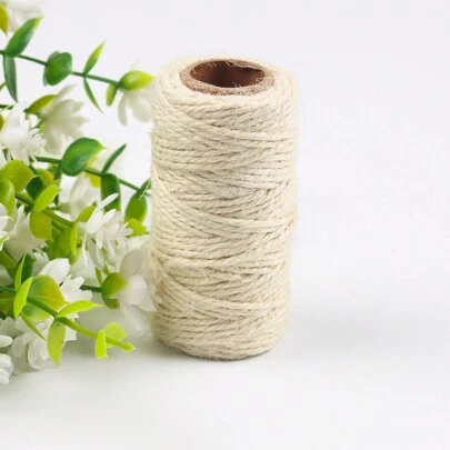 20m Wholesale White 2mm  Twine Hang Tag String For Decor, Gift Box Packaging, Clothing, DIY Handcrafted Retro Braided  Rope