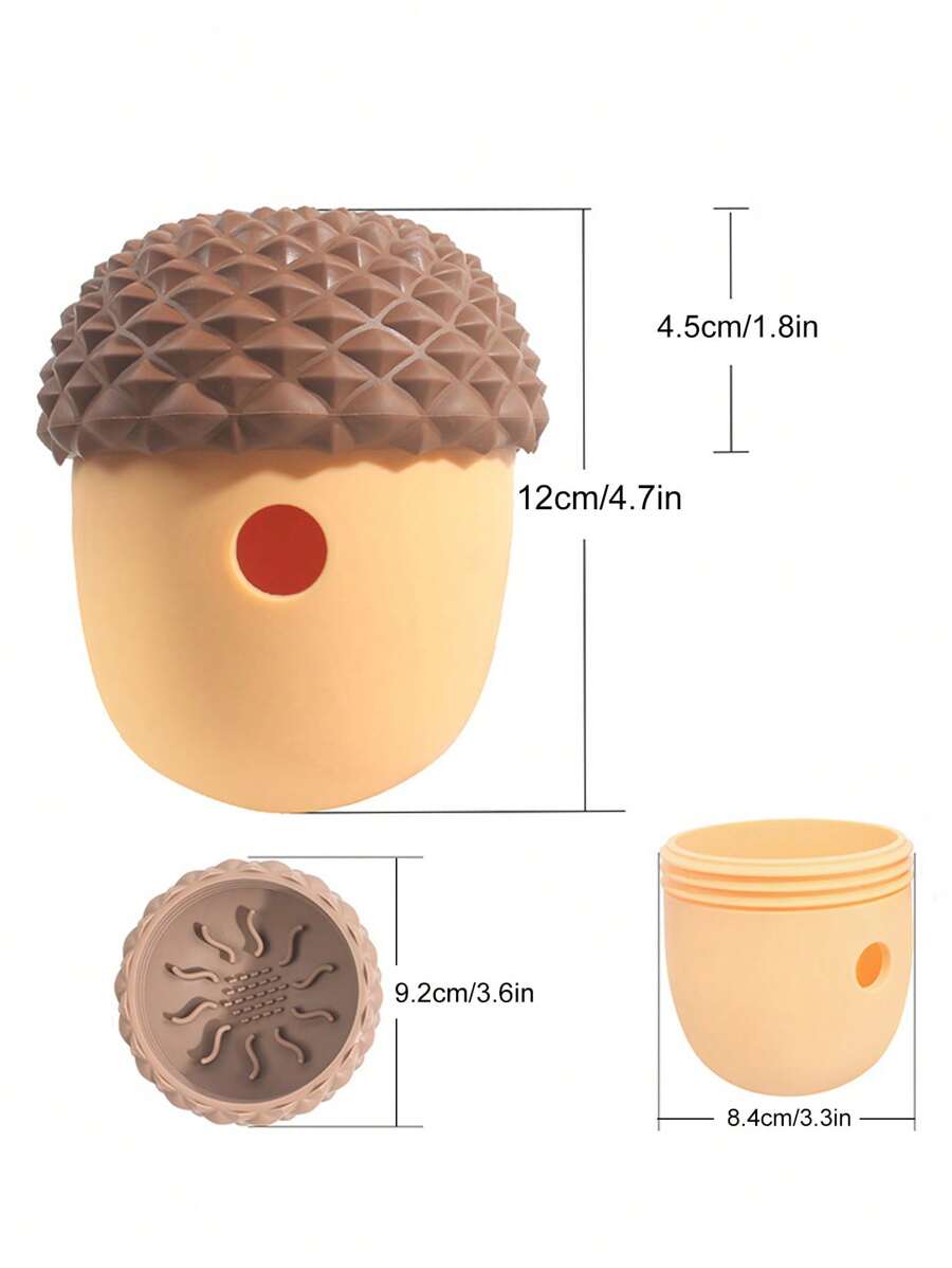 New Pet Silicon Realistic Shape Dog Feeding Ball For