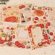 JAI IMAN 68 件（10 张纸 + 58 张贴纸）可爱精致主题剪贴簿纸套装，非常适合迷你礼品包装、子弹日记本、艺术工艺品、剪贴簿用品、背景垫、垃圾日记本套件、DIY 工艺品