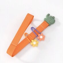 1 pezzo Scatola per organizzare accessori per capelli dei bambini, con fermagli per capelli, fasce per capelli, fiori per fasce, fermagli per capelli delle ragazze, cinturino per ordinare elastici (esclusi gli accessori per capelli)