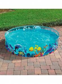 Alberca Para Niños Delfines Mar Bestway Vacaciones Verano Diversion 55030 - Azul Marino - Ver 5