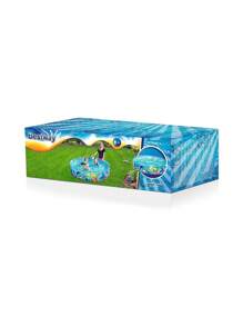 Alberca Para Niños Delfines Mar Bestway Vacaciones Verano Diversion 55030 - Azul Marino - Ver 4