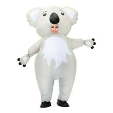 Costum gonflabil de koala pentru adulți, costum amuzant de koala, costum de cosplay, petrecere, Halloween